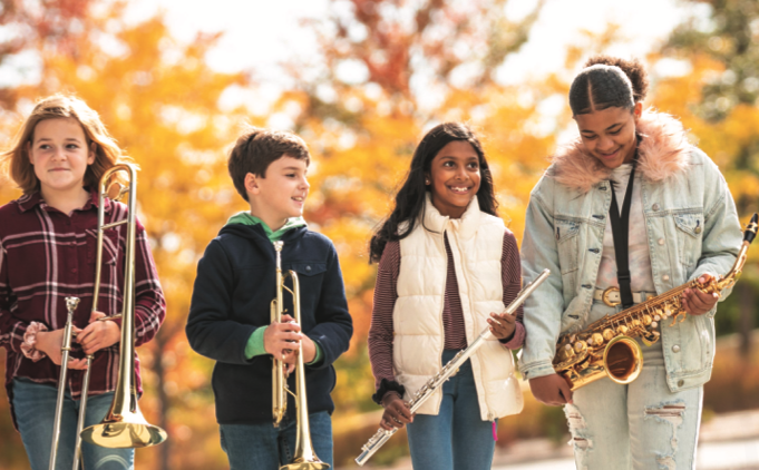 Happy Kids with Instruments