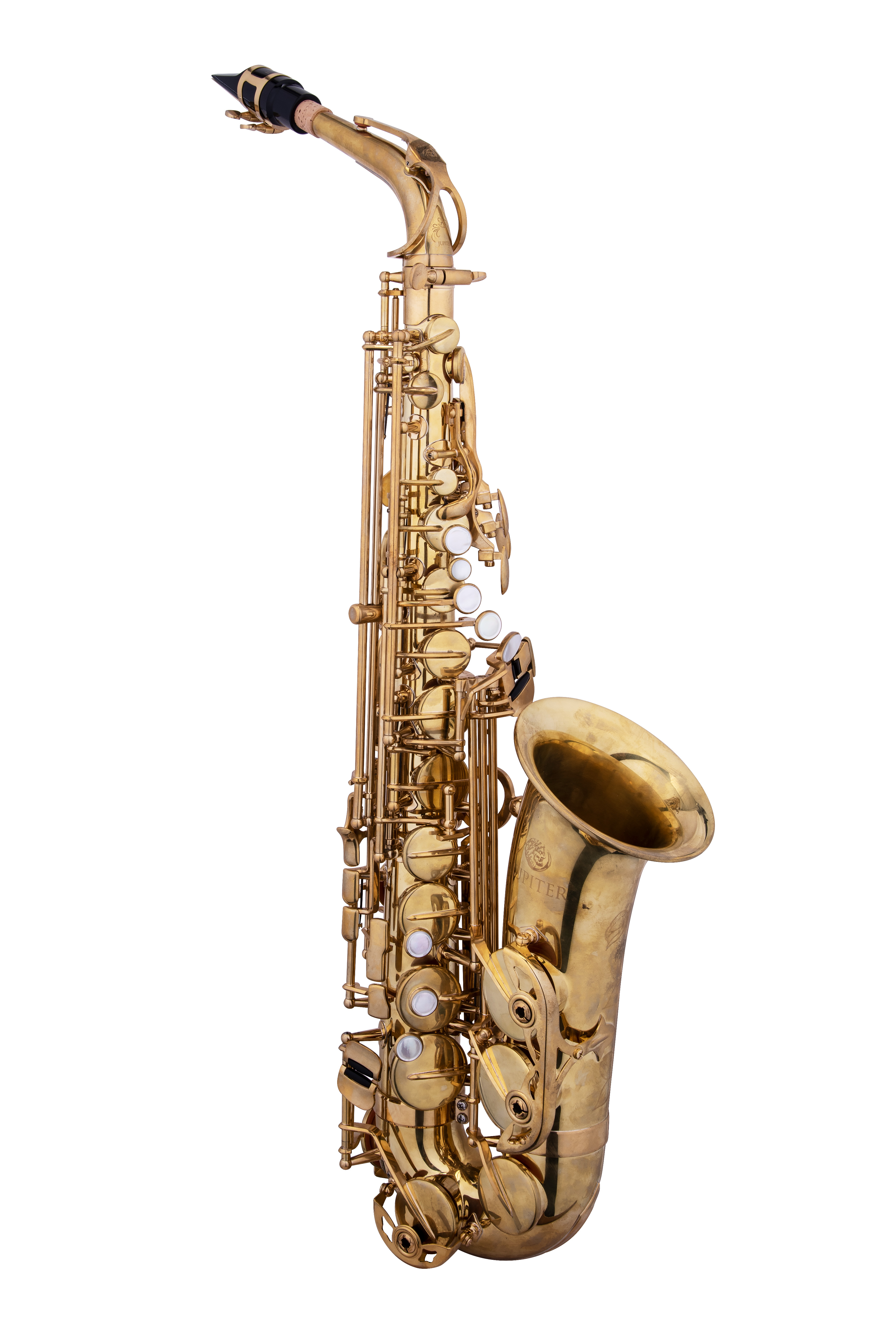 Jupiter JAS1100NBQ Natural Brass Alto Saxophone
